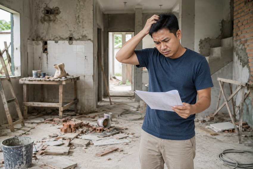 Banyak Renovasi Rumah Berakhir dengan Masalah