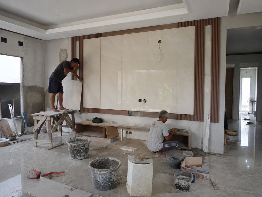 Contoh Renovasi Ruang Keluarga