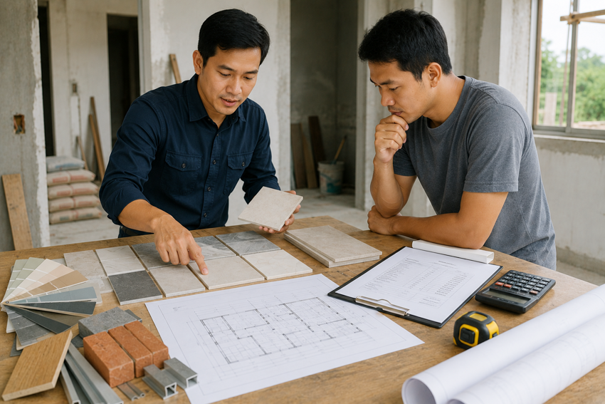 Detail Material dan Pekerjaan Lebih Transparan