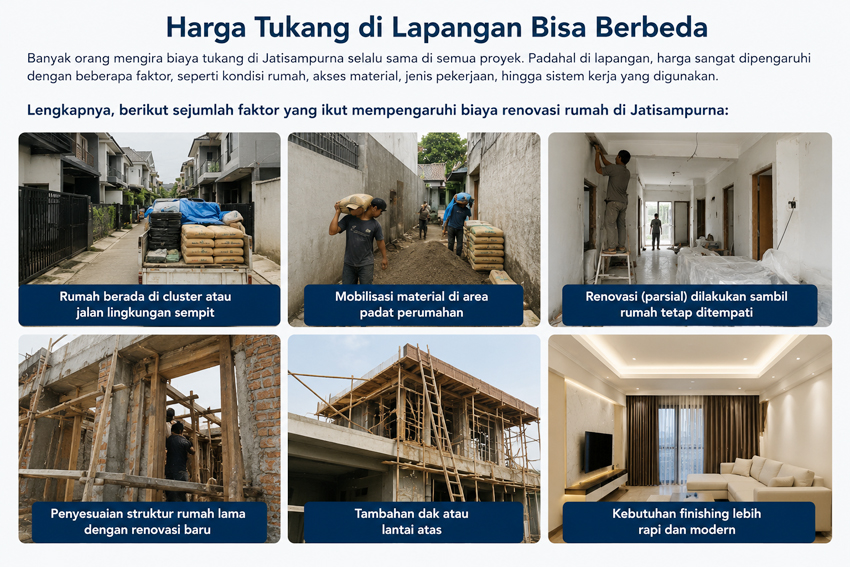 Di Lapangan Harga Tukang Bisa Berbeda