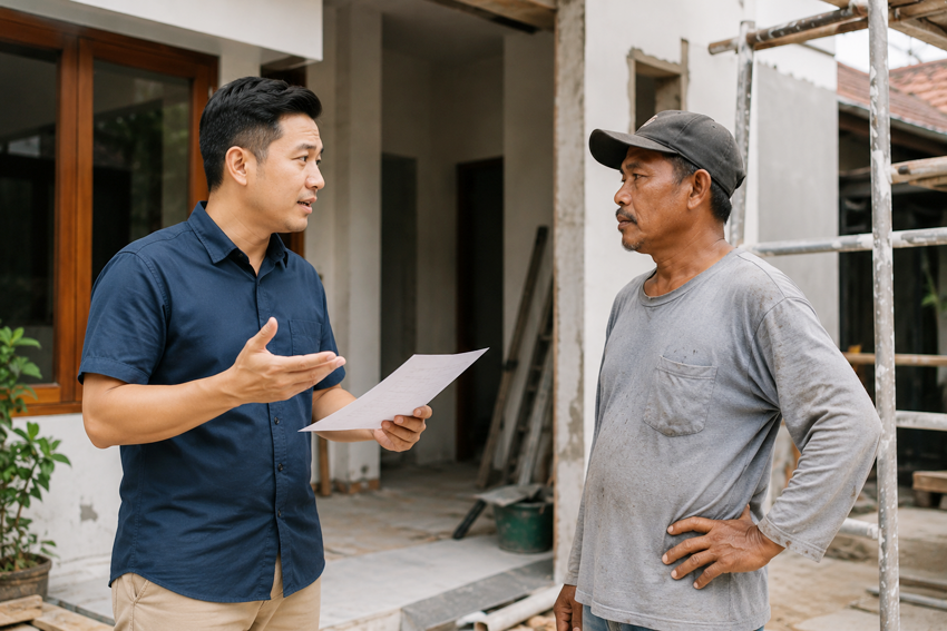 Harga Tukang Bangunan di Bekasi Beragam