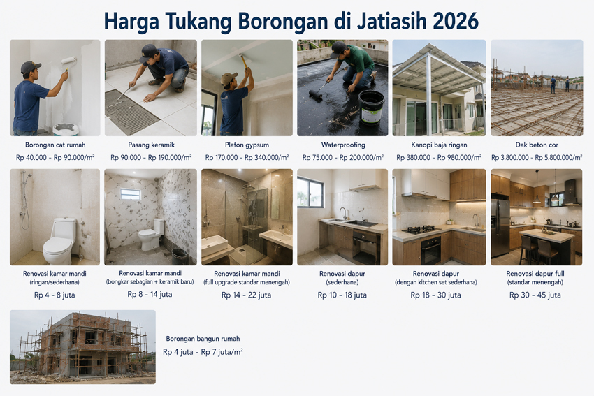 Harga Tukang Borongan di Jatiasih 2026