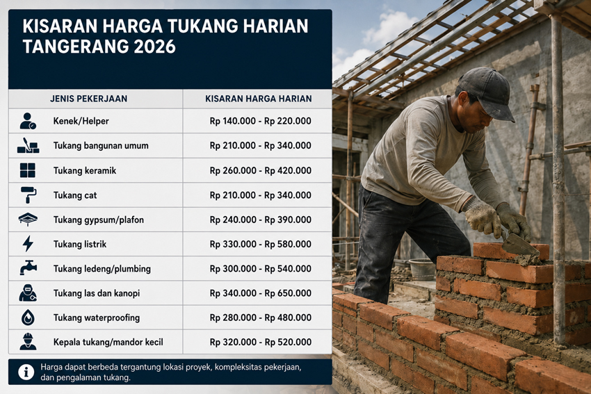 Harga Tukang Harian Tangerang 2026 1