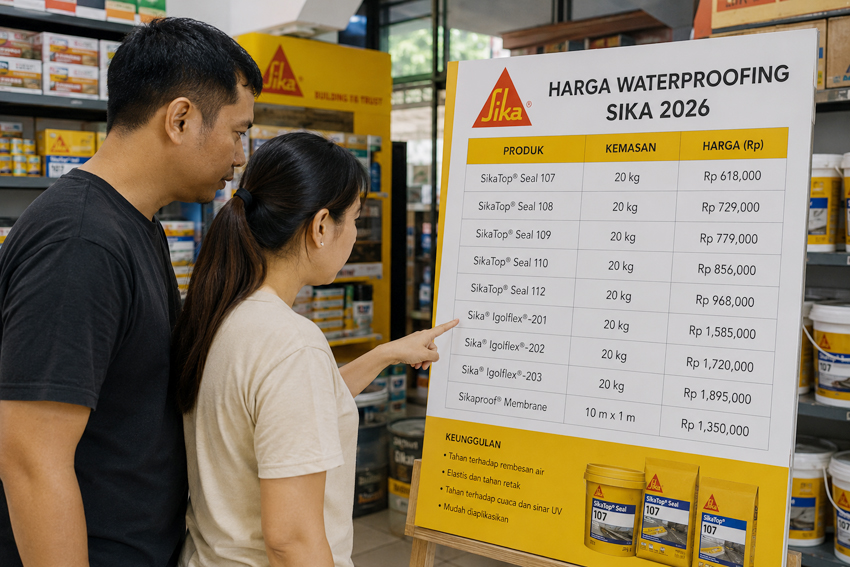 Harga Waterproofing Sika 2026