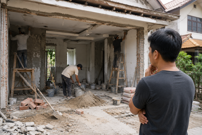 Ini yang Dilakukan Sebelum Renovasi