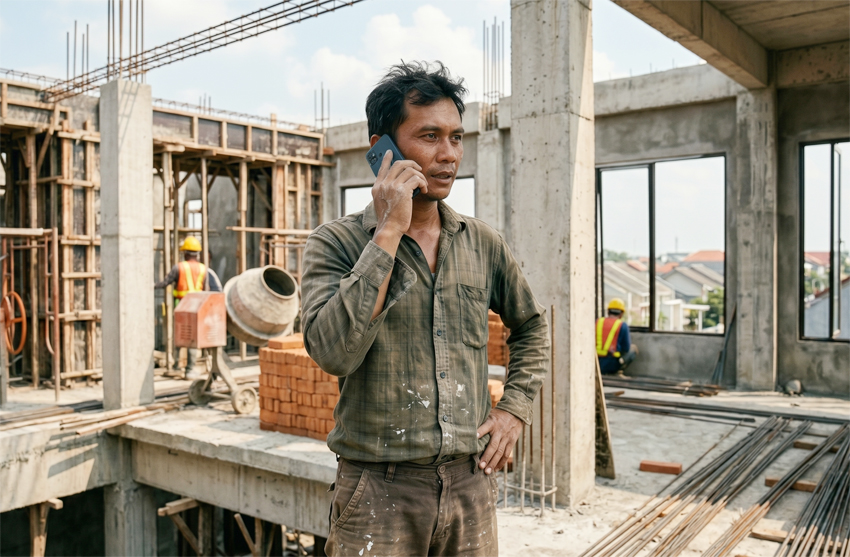 Tembok Lembap Berjamur? Begini Solusinya 4 Kapan Memanggil Tukang 1