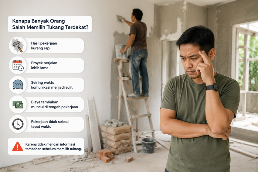 Kenapa Banyak Orang Salah Memilih Tukang Terdekat