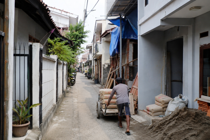 Lokasi Rumah Cluster atau Gang Sempit