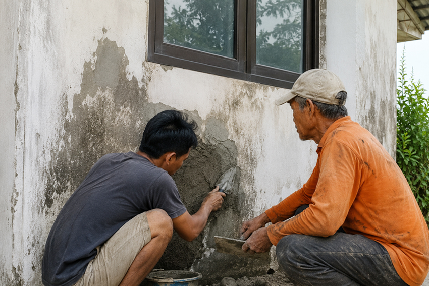 6 Penyebab Tembok Rumah Rembes Air 1 Mengapa Tembok Bisa Rembes