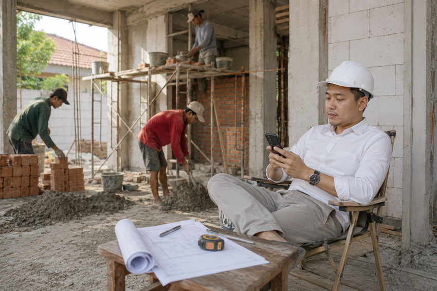 Pengawasan Proyek Tampak Lemah