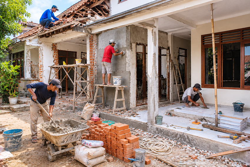 Renovasi Bertahap Lebih Aman