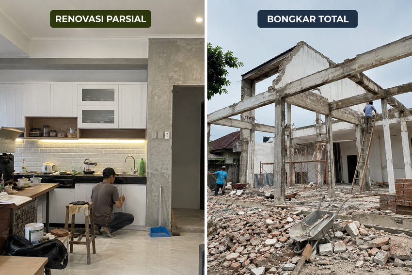 Renovasi Parsial vs Bongkar Total