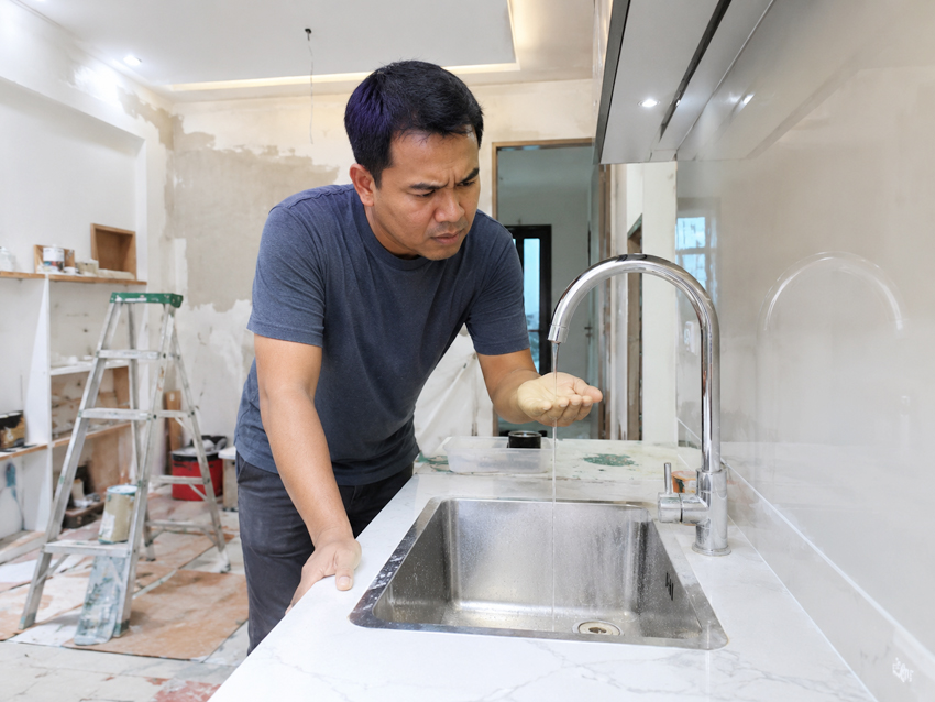 Kenapa Air Kran Kecil Setelah Renovasi? 1 Renovasi Selesai Air Mengecil
