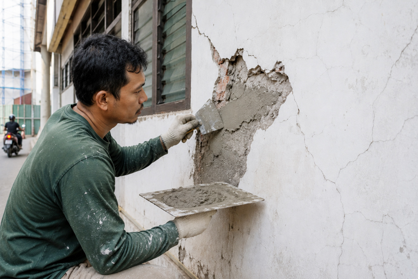 Retak Akibat Getaran dan Usia Bangunan