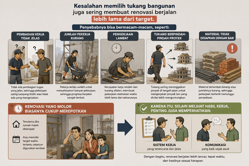 Timeline Renovasi Sering Molor