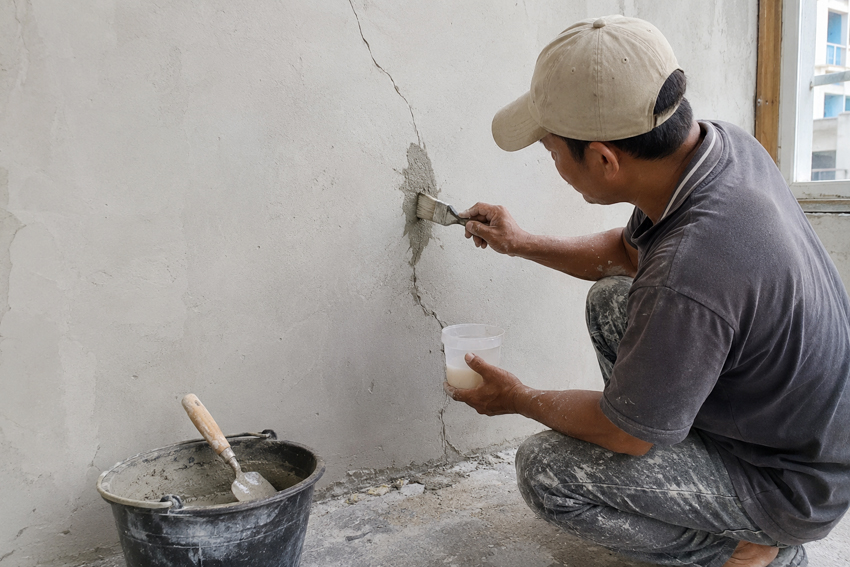 bonding agent atau bahan perekat tambahan untuk retak tembok