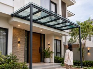 harga kanopi kaca tempered