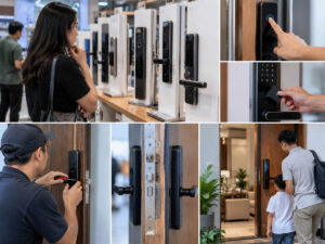 harga smart lock door
