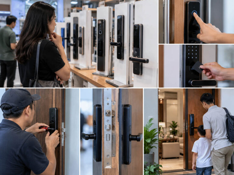 harga smart lock door
