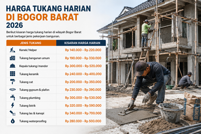 harga tukang harian di bogor barat
