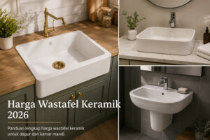 harga wastafel keramik