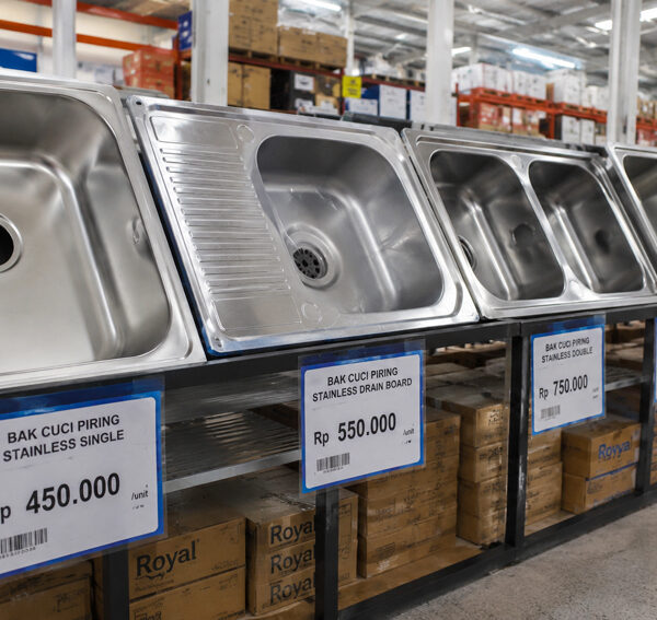 harga wastafel stainless