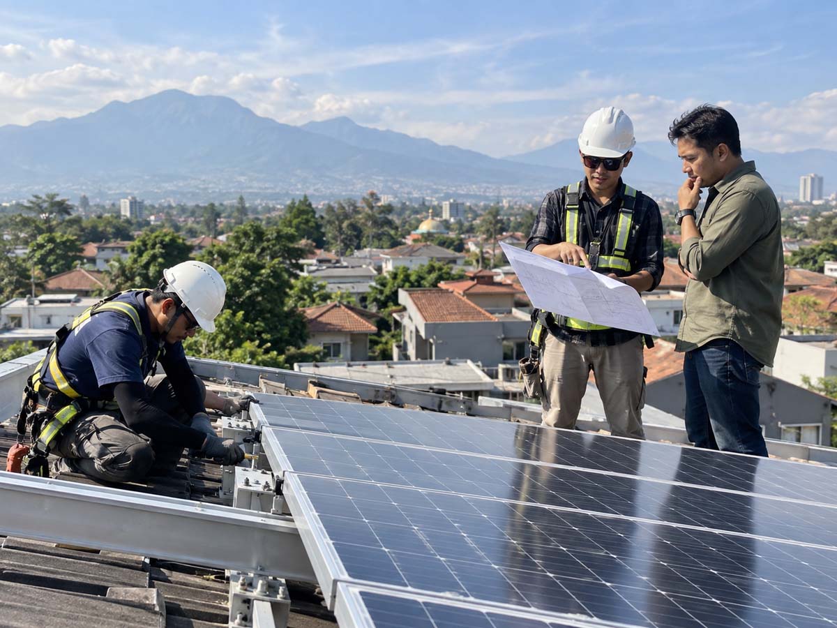 jasa pemasangan panel surya di bandung
