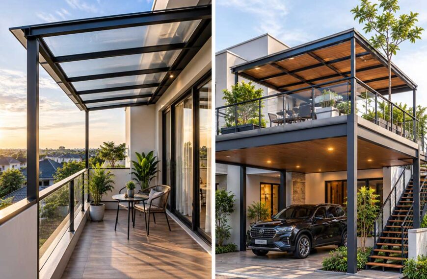 Kanopi Balkon Minimalis: Dua Jenis, Beda Struktur!