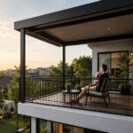 kanopi balkon minimalis