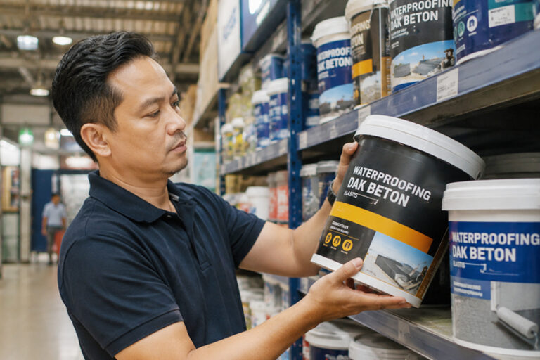memilih waterproofing dak beton yang tepat