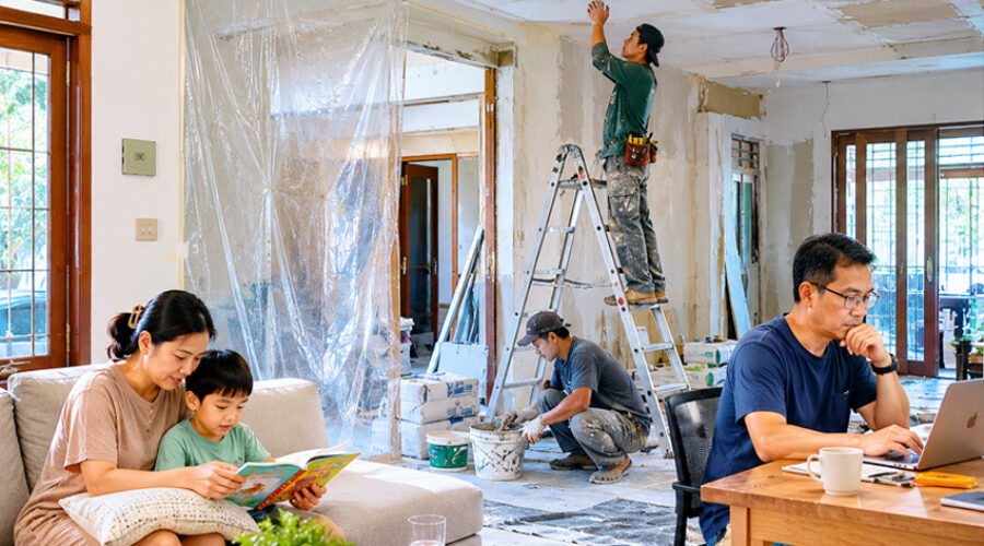 Renovasi Rumah Saat Tetap Dihuni