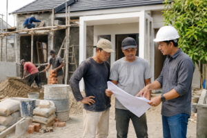 tukang borongan dan pemborong apakah sama
