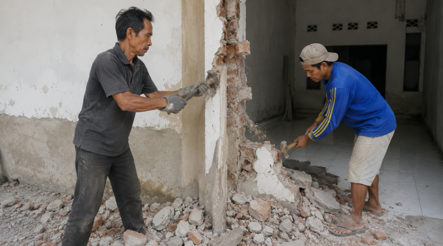 Upah Tukang Harian dan Borongan di Pondok Gede 2026
