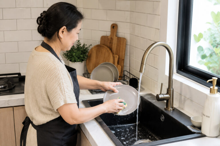 wastafel cuci piring granit